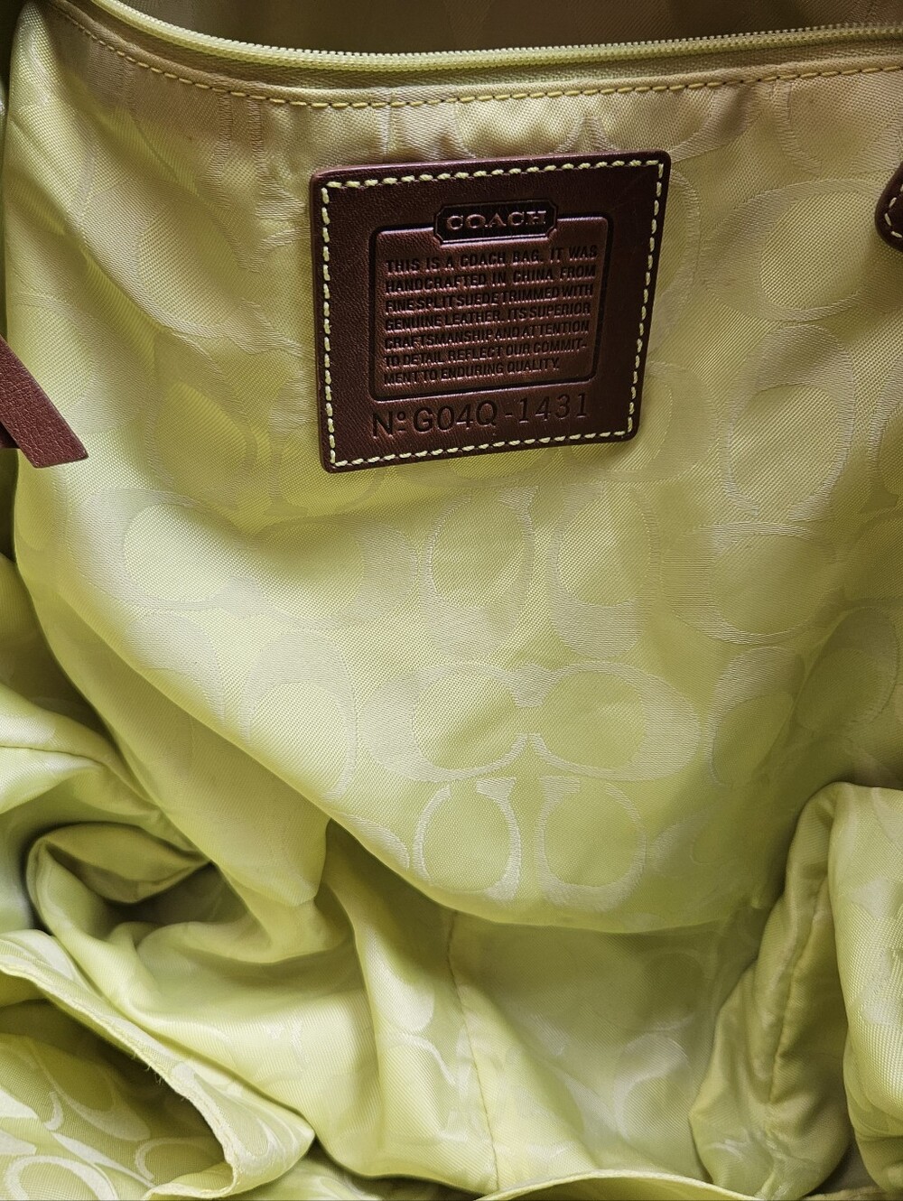 2004 Vintage Coach Hamptons Gallery Tote - Picture 8 of 15